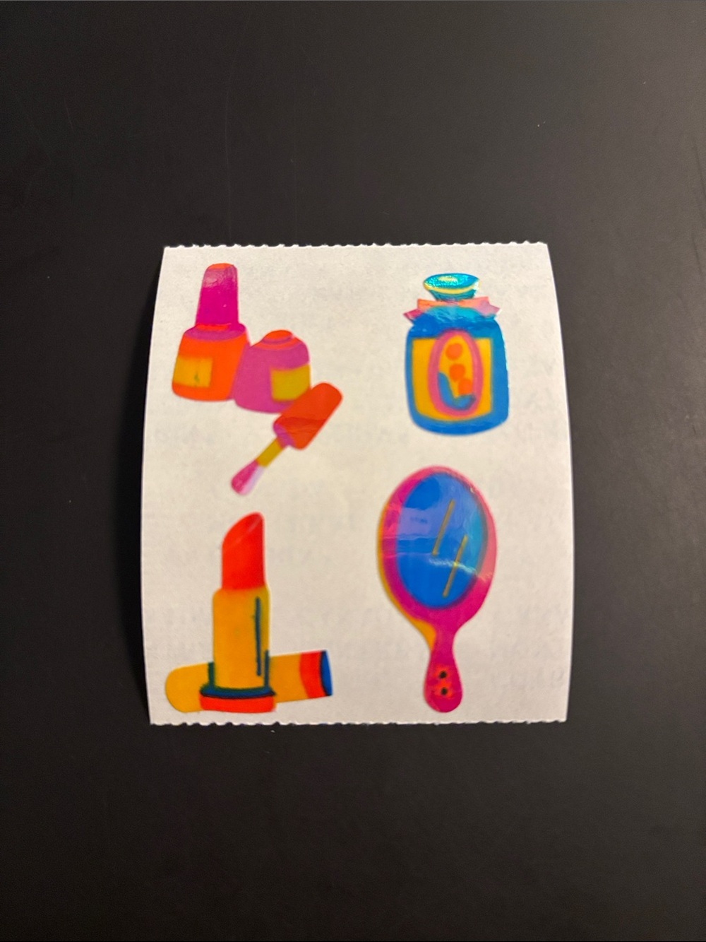 Cotrin Kitchen Make Up Set Pearly Sticker Mod Vintage 80's